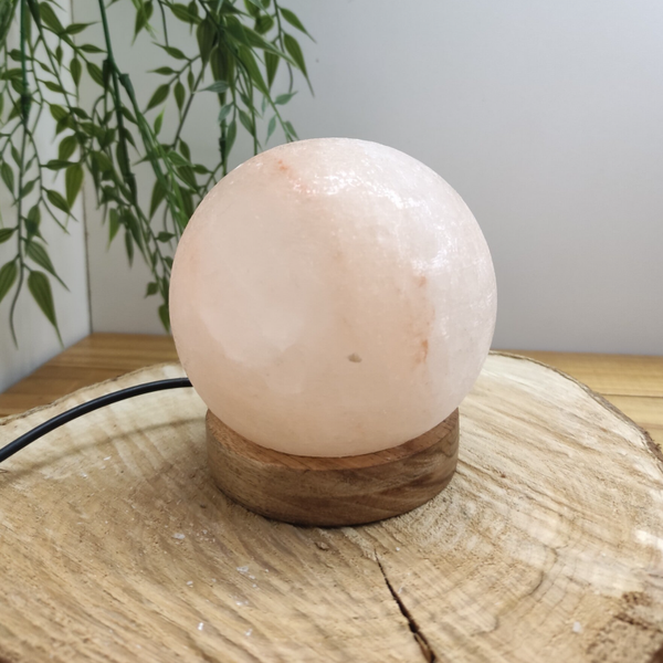 Mini Lampe de sel USB sphère 1kg