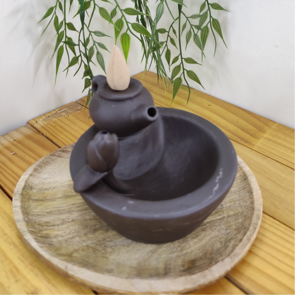 Porte encens backflow théière