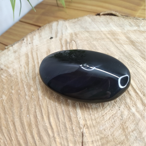 Galet Obsidienne œil céleste