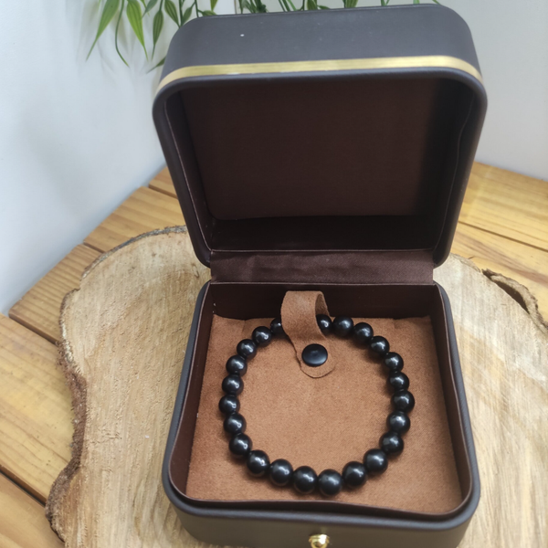 Coffret bracelet Shungite 8mm