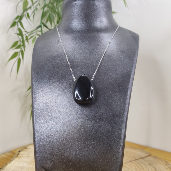 Pendentif obsidienne