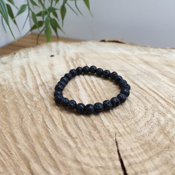 Bracelet enfant Pierre de Lave 6mm