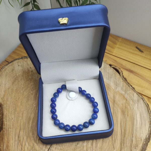 Coffret bracelet Lapis Lazuli 8mm