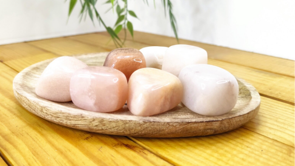 Pierre roulée Aventurine pêche