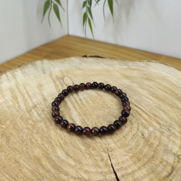 Bracelet œil de taureau 6 mm