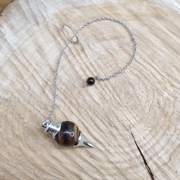 Pendule séphoroton Œil de Tigre