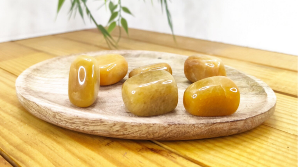 Pierre roulée aventurine jaune