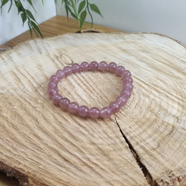 Bracelet quartz fraise 8mm