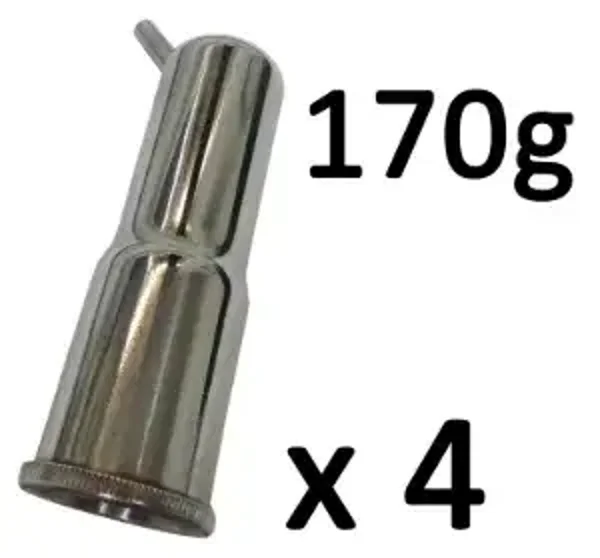 T-E MS Sachet 4 gobelets inox 43M 19mm adaptable Boumatic ref 8517327
