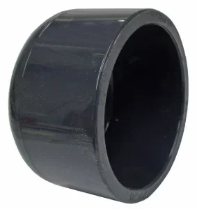 T-E MS Bouchon uPVC gris 90mm ref  D240796