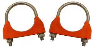 T-E MS Sachet Collier Bosal orange M6 (Etrier/Bride Plastique) 40mm (2) ref  D255663