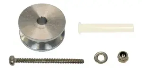 T-E MS Sachet poulie en aluminium et accessoires de montage ref D255726ALT