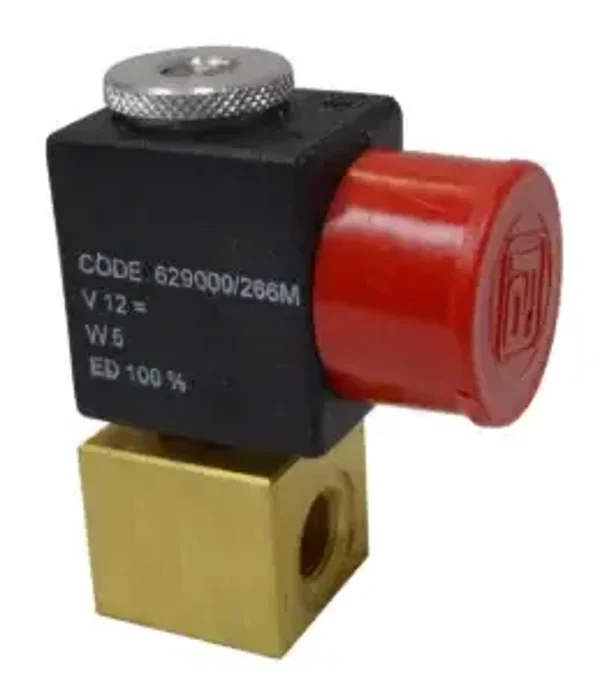 T-E MS Electrovanne 1/8" BSP 12V 5W 2/2 N.C. ref D262626