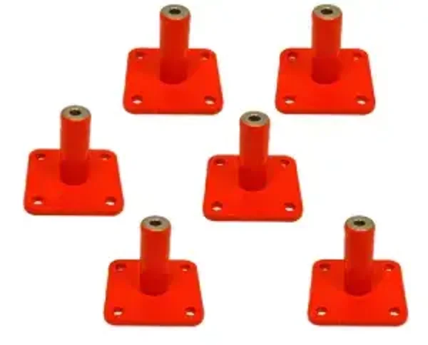 T-E MS Sachet de 6 cheminées pour vérin descente rapide orange ref D385863