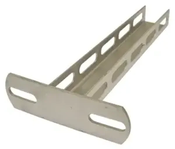 T-E MS Support 225mm à angle droit inox ref D428219