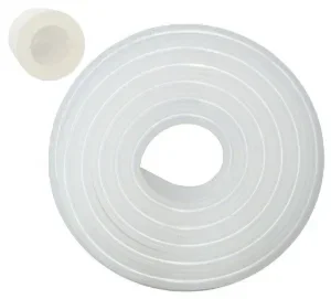 T-E MS Rouleau Tuyau en Silicone Clair 19mm x 31mm x 10m ref D492232