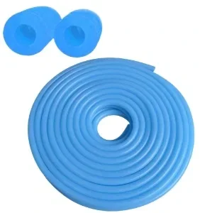 T-E MS Rouleau tuyau en silicone bleu jumelé 7mm x 14mm x 20m ref D492233BLU