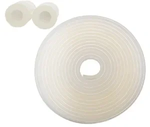 T-E MS Rouleau tuyau en silicone transparent jumelé 20m ref D492233