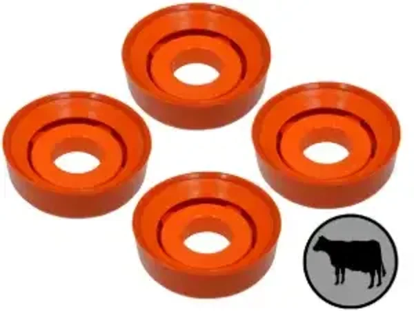 T-E MS Sachet de Coupelles de Lavage pour Isojet vache (4) Orange ref D498729X4