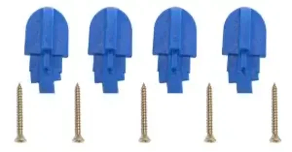 T-E Sachet Chandelles en plastique bleu (4) ref D498730BLU