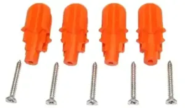 T-E MS Sachet Chandelles en plastique orange (4) ref D498730