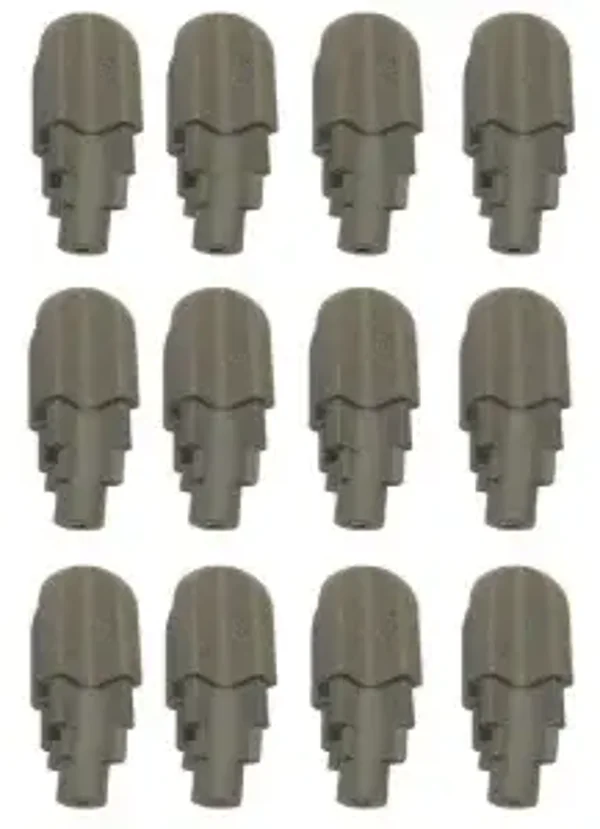 T-E MS Sachet chandelles pour Isojet gris (12) sans vis ref D498733GREY