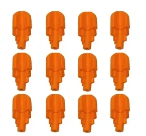T-E MS Sachet chandelles Isojet Orange (12) sans vis ref D498733