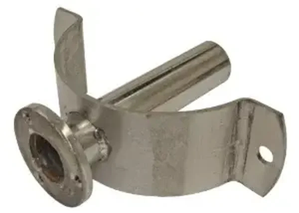 T-E MS Plaque de serrage supérieure 76mm inox ref D498752