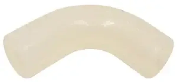 T-E MS Coude grand rayon 40mm x 40mm en silicone ref D700411