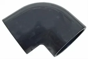 T-E MS Coude uPVC plastique gris 90mm 90° ref DC63AK