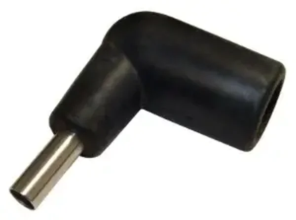 T-E MS Coude réducteur en caoutchouc 38mm x 16mm nippel inox ref M0025