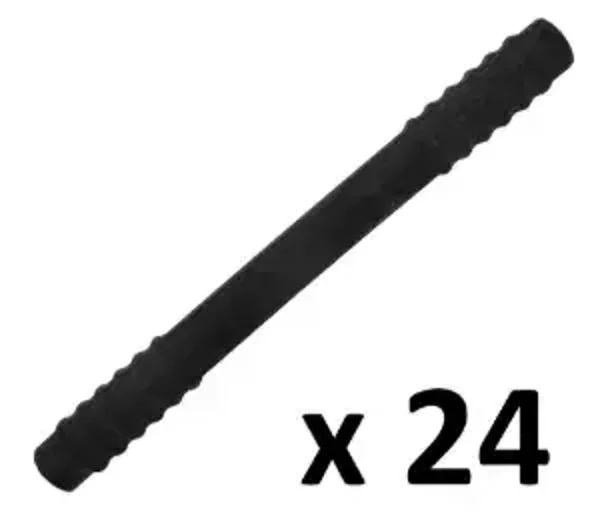 T-E MS Sachet Tuyau à Air Court Renforcé 8,5mm x 16mm x 180mm caoutchouc (24) ref M0693