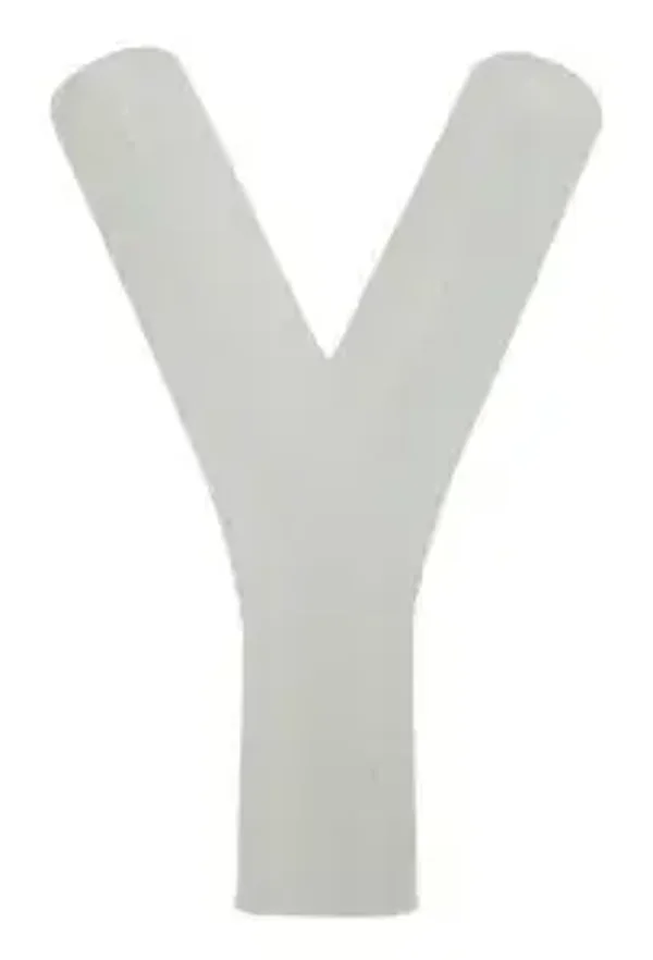 T-E MS Connecteur en Y di 8 mm x de 16 mm en silicone transparent ref M0699