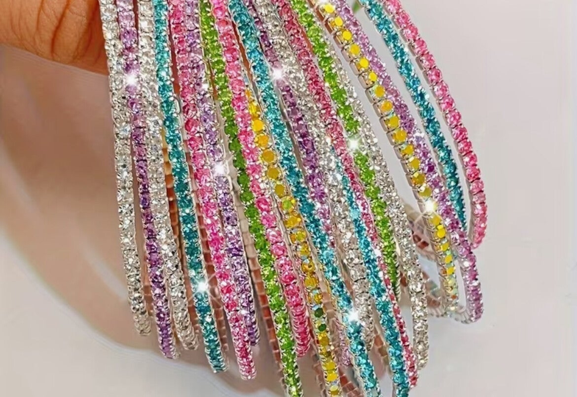 Bracciale tennis in argento s925