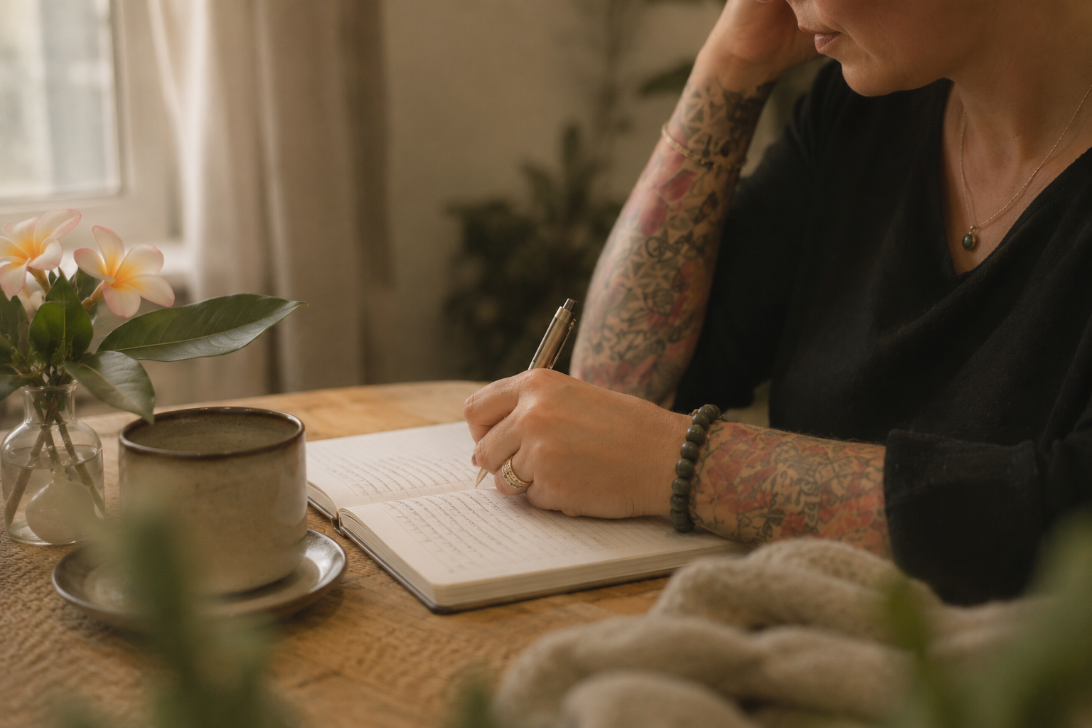     Vrouw schrijft persoonlijke verhalen over borstkanker, herstel en het leven