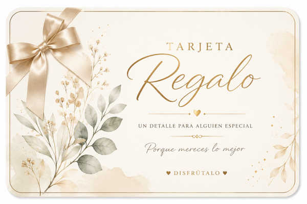 Tarjeta regalo sublime