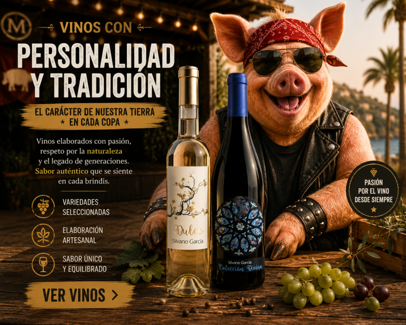 Cerdo y vino 
