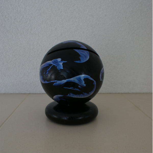 Räucherkugel mit Interferenzfarbe