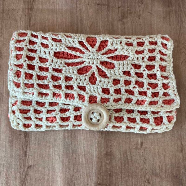 Häkeltäschchen, 18 x 11 cm