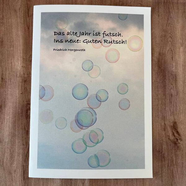 Neujahrskarte: Friedrich Morgenroth 2