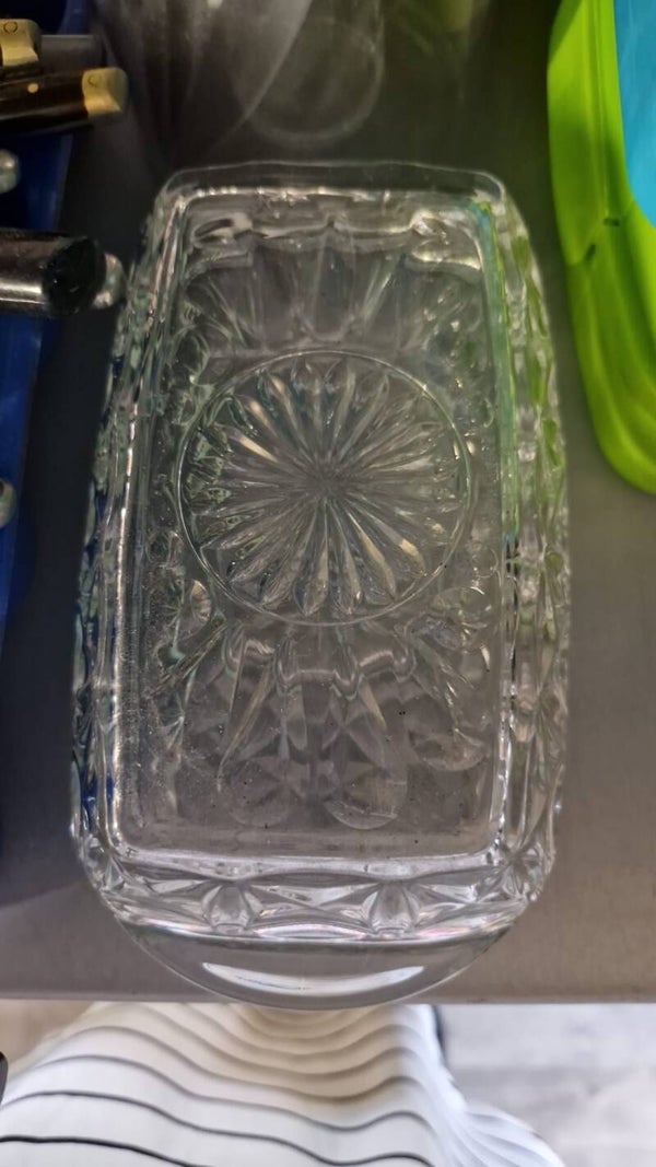 Mooie kristallen botervloot