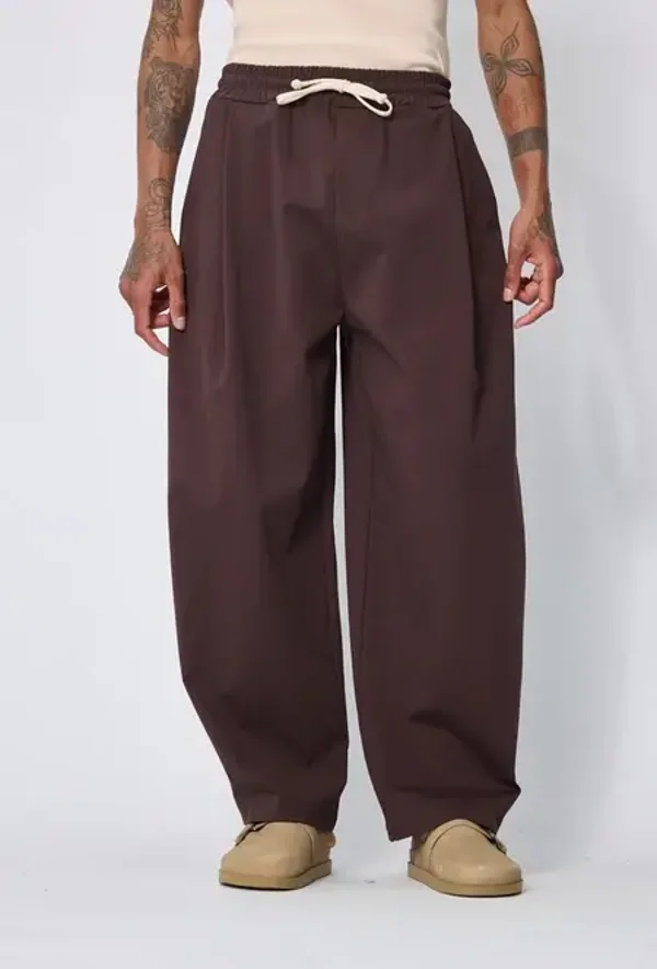 Pantalon à coupe large