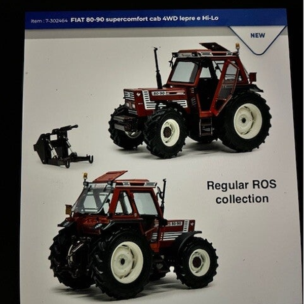 Fiat 80-90 Supercomfort cabine 4 wd 1;32