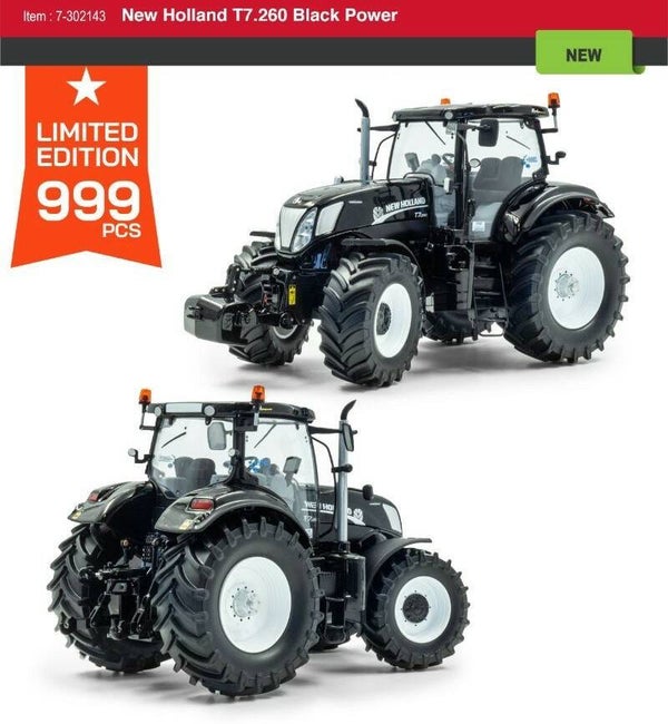 New Holland T 7.260 Black Power 1:32