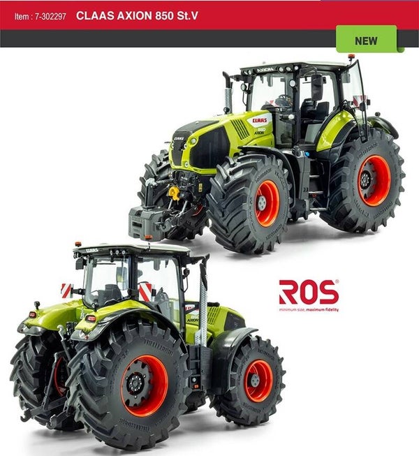 Claas Axion 850st.v  1;32