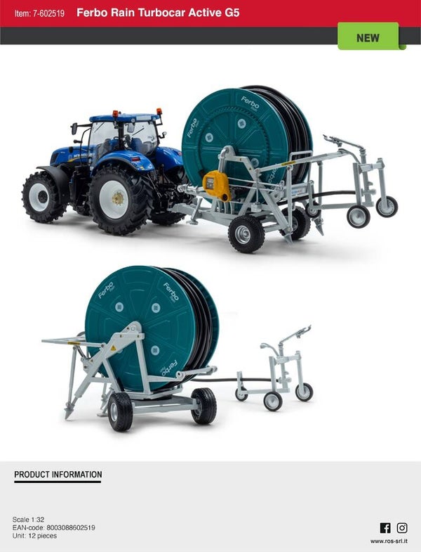 Ferbo Active G5 Beregenings haspel