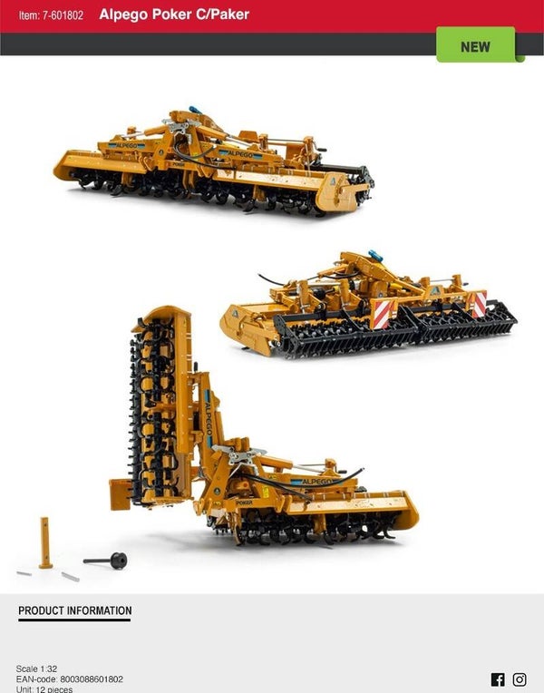 Alpego Poker C/ Parker  1:32