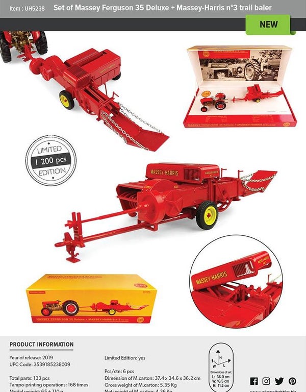 MF 35 deluxe+MH 3 trail pers