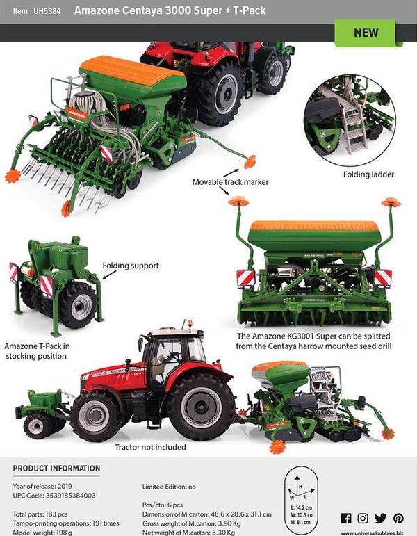 Amazone Centaya 3000 super+ t pack 1;32