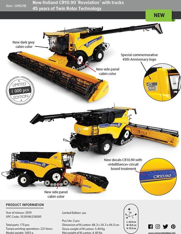 New Holland CR 10.90  "Revelation" w Tracks {45 jaar}